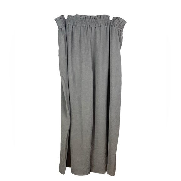 NWT Cueply Black Wide Leg Pants with Paper Bag Waist‎ & Tie (Size 4X) - Picture 2 of 3